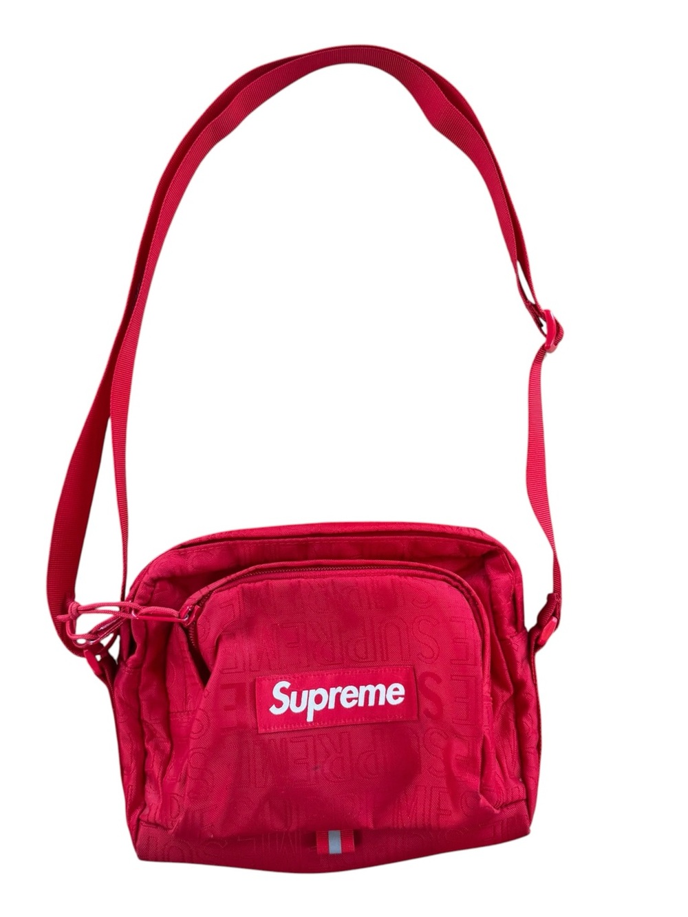 Supreme SS19 Shoulder Messenger Bag Red Crossbody Nylon